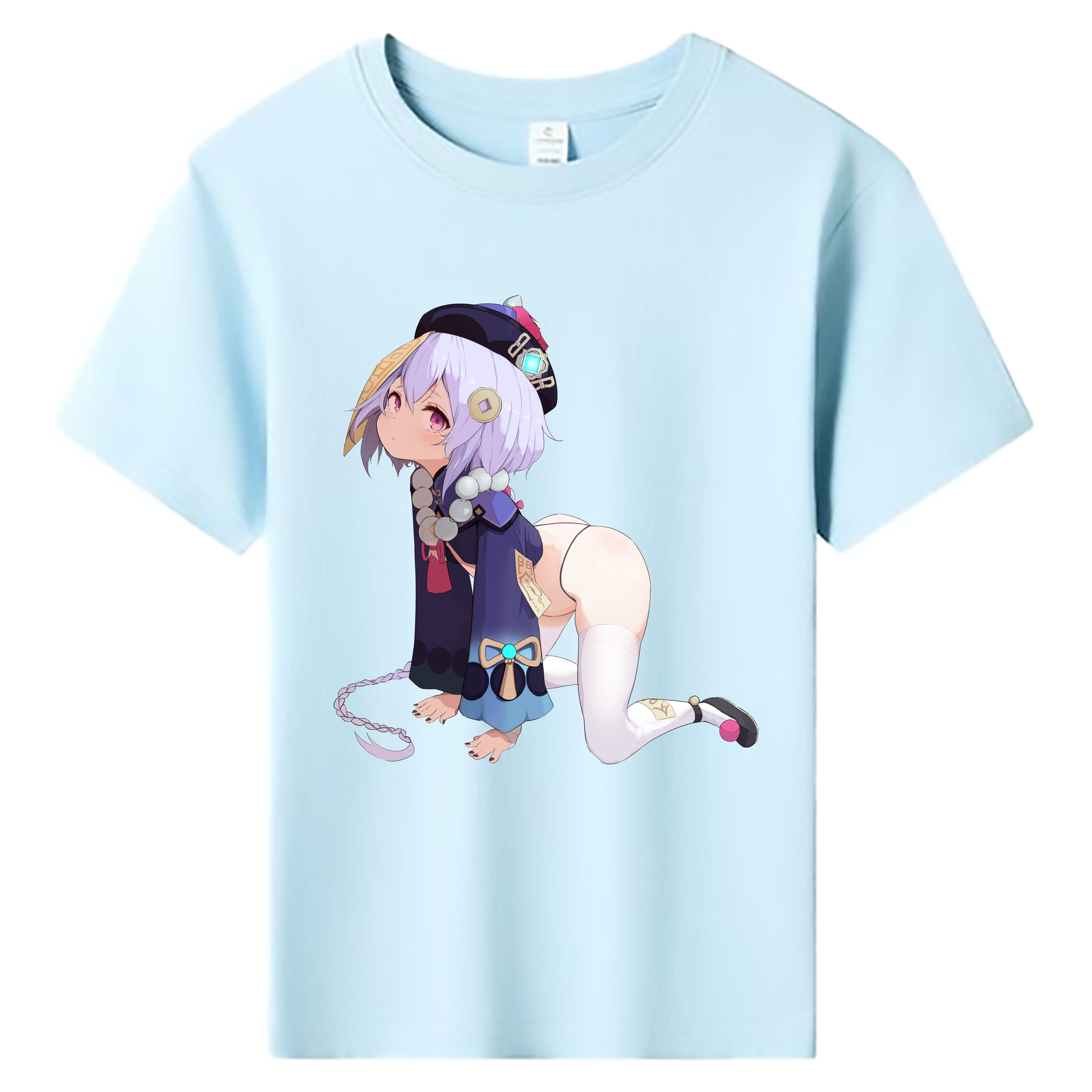 げんし神 七七 なな  genshin Nana 綿100％キッズTシャツ（フロントプリント）